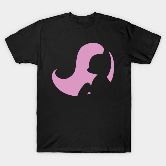 Fluttershy Silhouette T-Shirt by Knytt